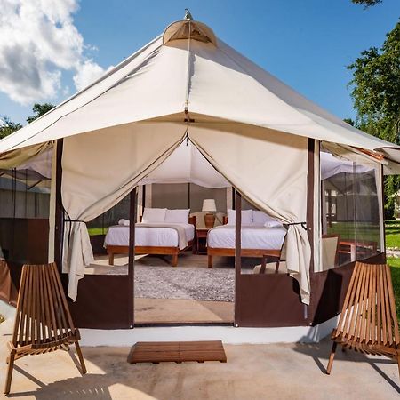 Xakluum Eco Glampings Hotell Puerto Morelos Exteriör bild