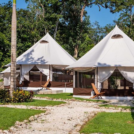 Xakluum Eco Glampings Hotell Puerto Morelos Exteriör bild