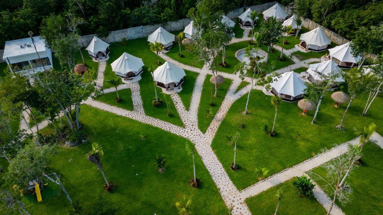 Xakluum Eco Glampings Hotell Puerto Morelos Exteriör bild
