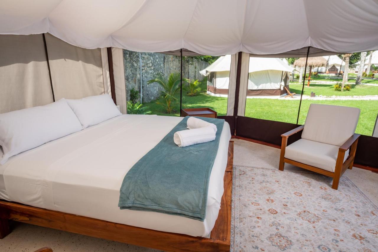 Xakluum Eco Glampings Hotell Puerto Morelos Exteriör bild