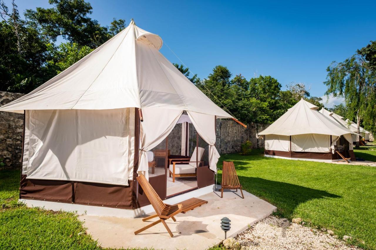 Xakluum Eco Glampings Hotell Puerto Morelos Exteriör bild