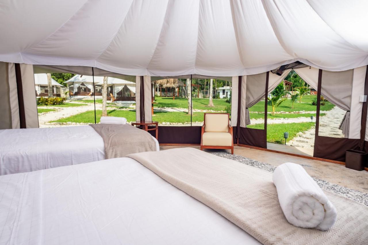 Xakluum Eco Glampings Hotell Puerto Morelos Exteriör bild