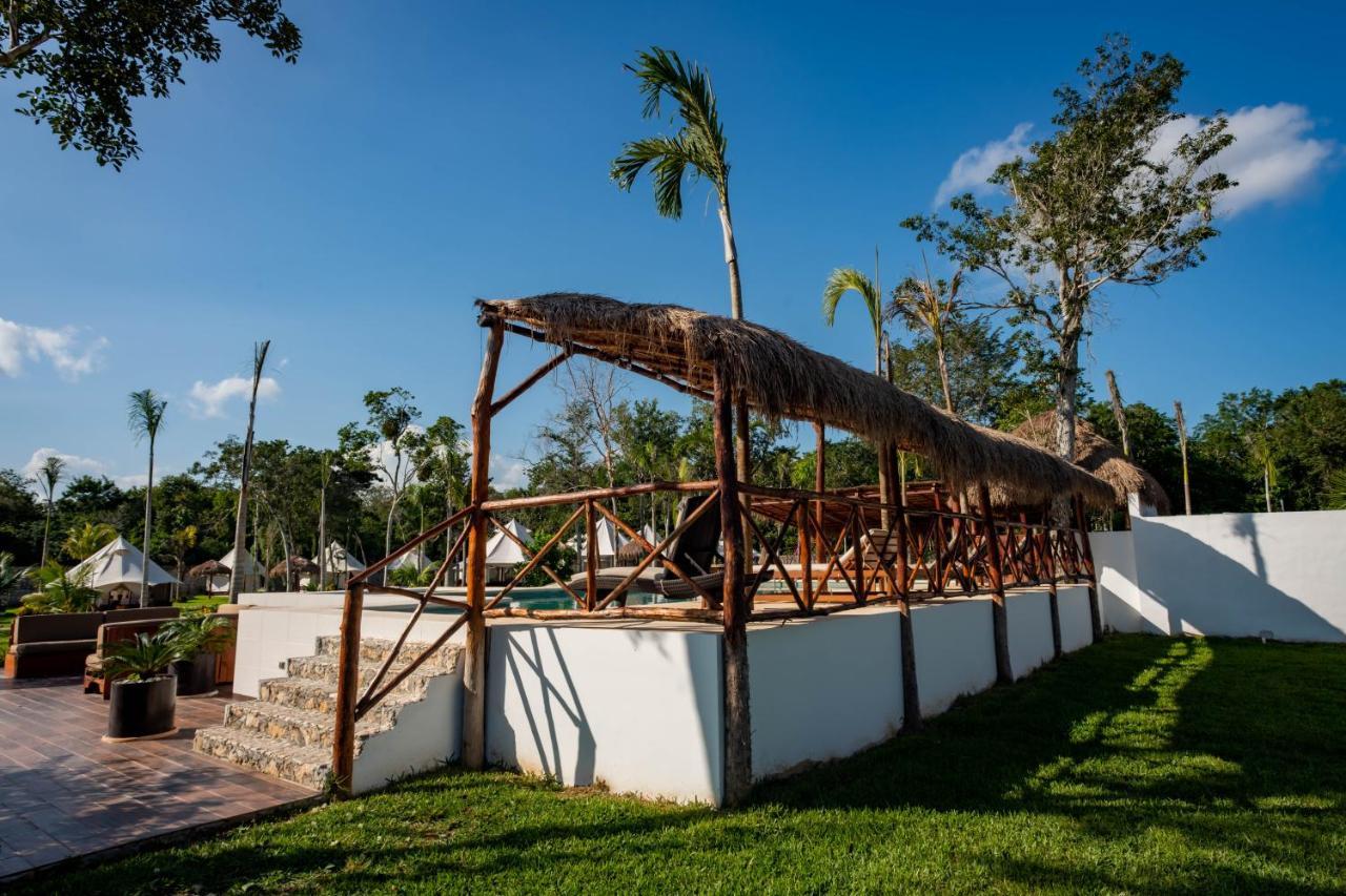 Xakluum Eco Glampings Hotell Puerto Morelos Exteriör bild