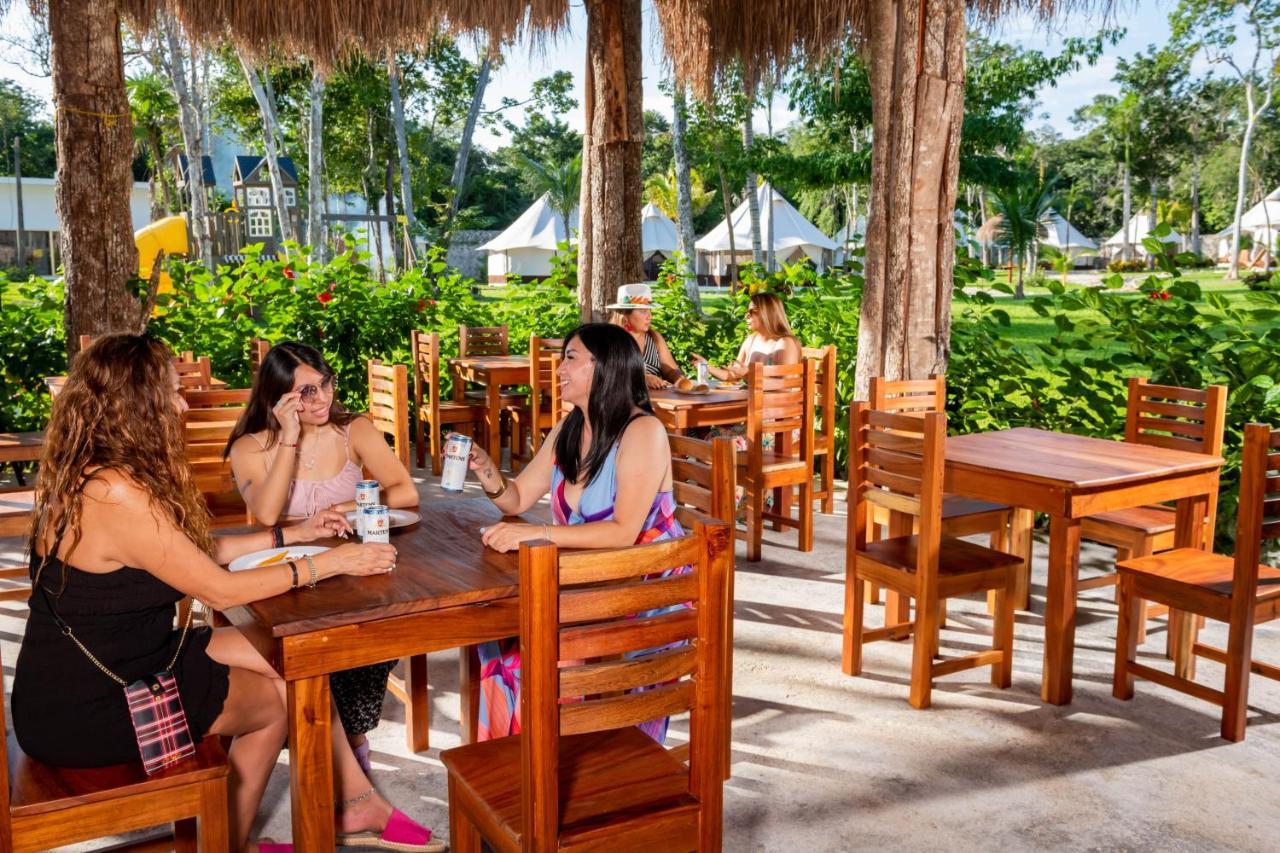 Xakluum Eco Glampings Hotell Puerto Morelos Exteriör bild