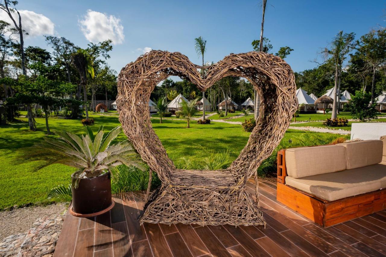 Xakluum Eco Glampings Hotell Puerto Morelos Exteriör bild