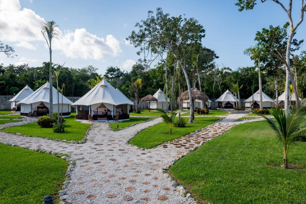 Xakluum Eco Glampings Hotell Puerto Morelos Exteriör bild