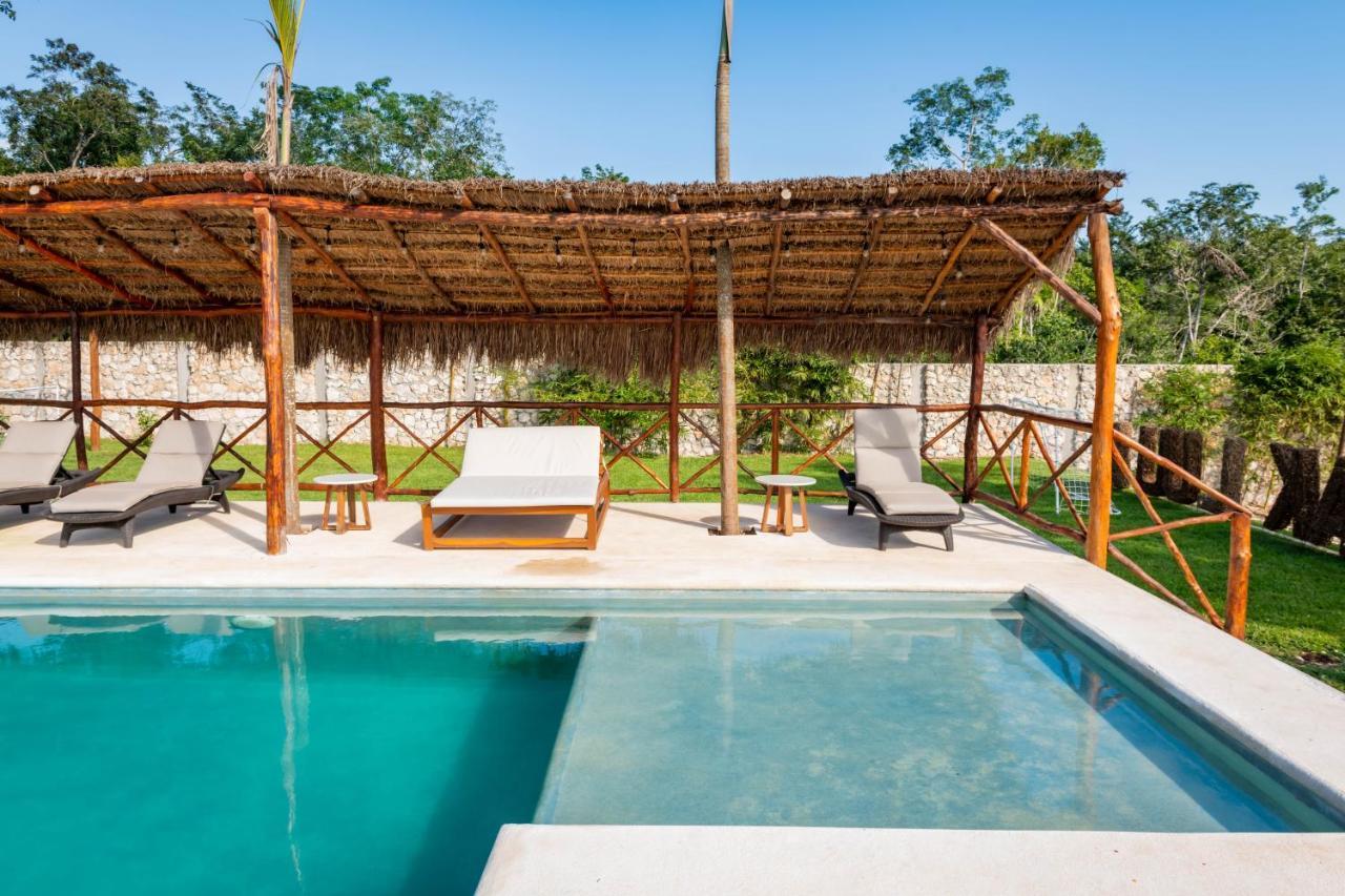 Xakluum Eco Glampings Hotell Puerto Morelos Exteriör bild