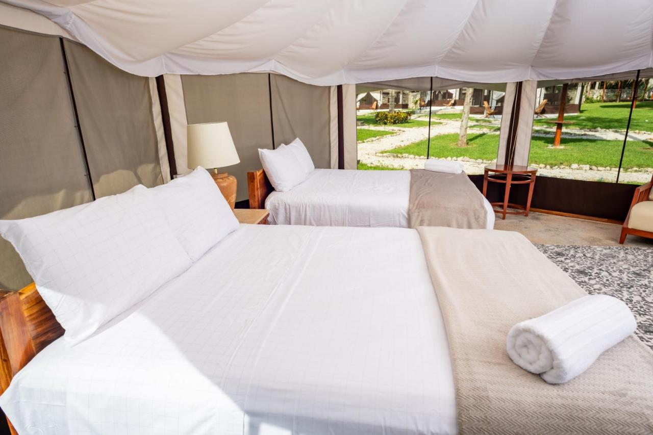Xakluum Eco Glampings Hotell Puerto Morelos Exteriör bild