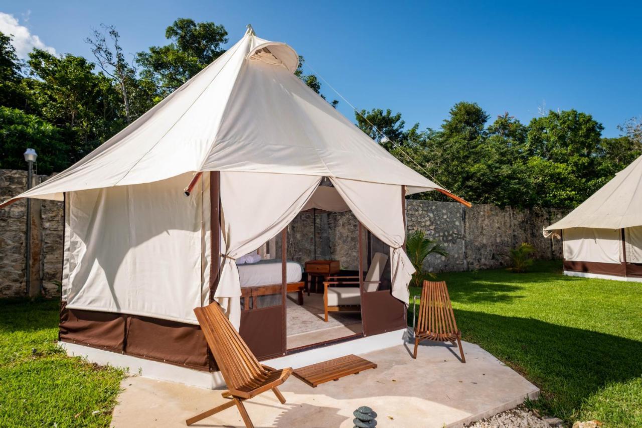 Xakluum Eco Glampings Hotell Puerto Morelos Exteriör bild