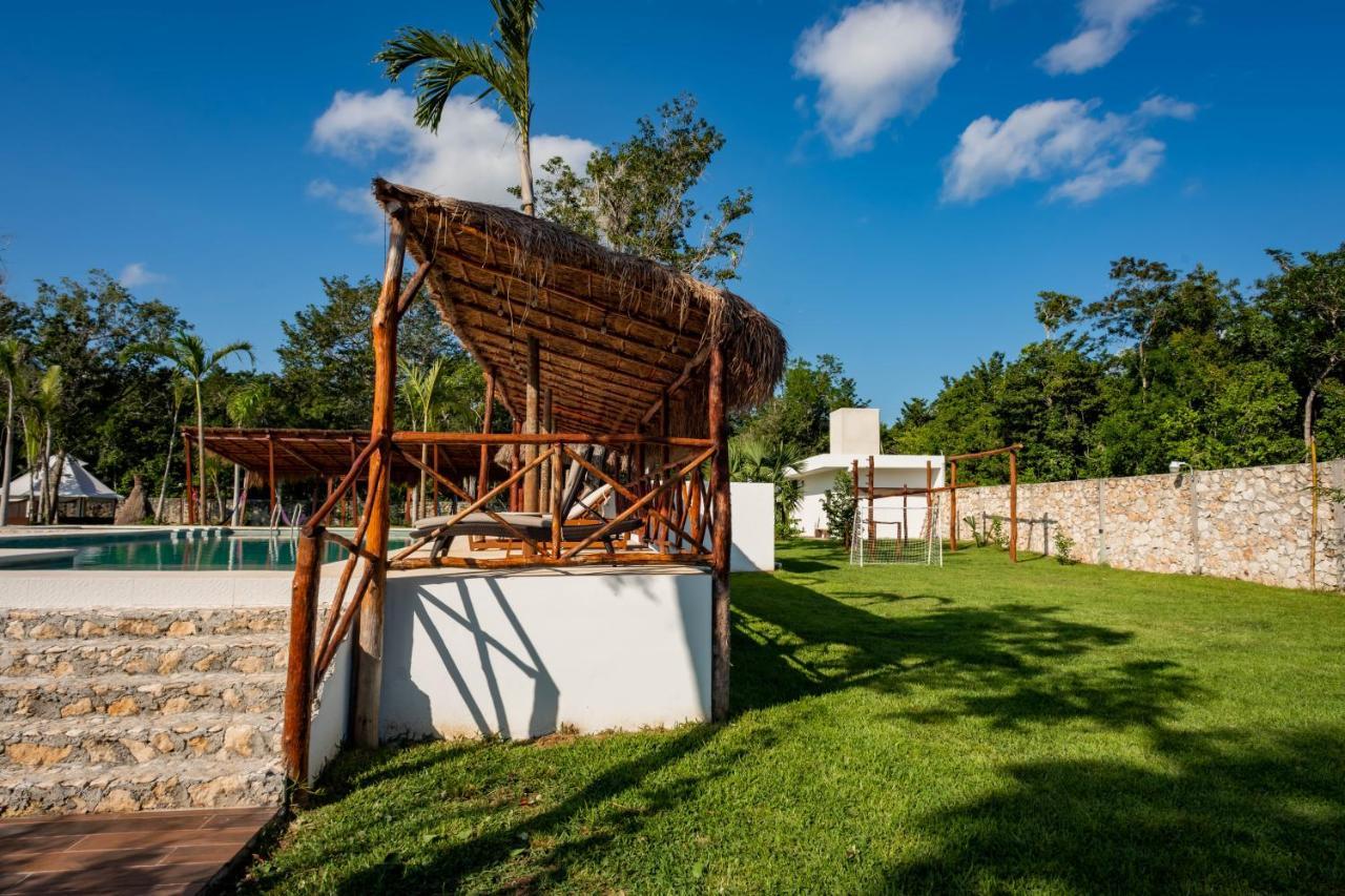 Xakluum Eco Glampings Hotell Puerto Morelos Exteriör bild