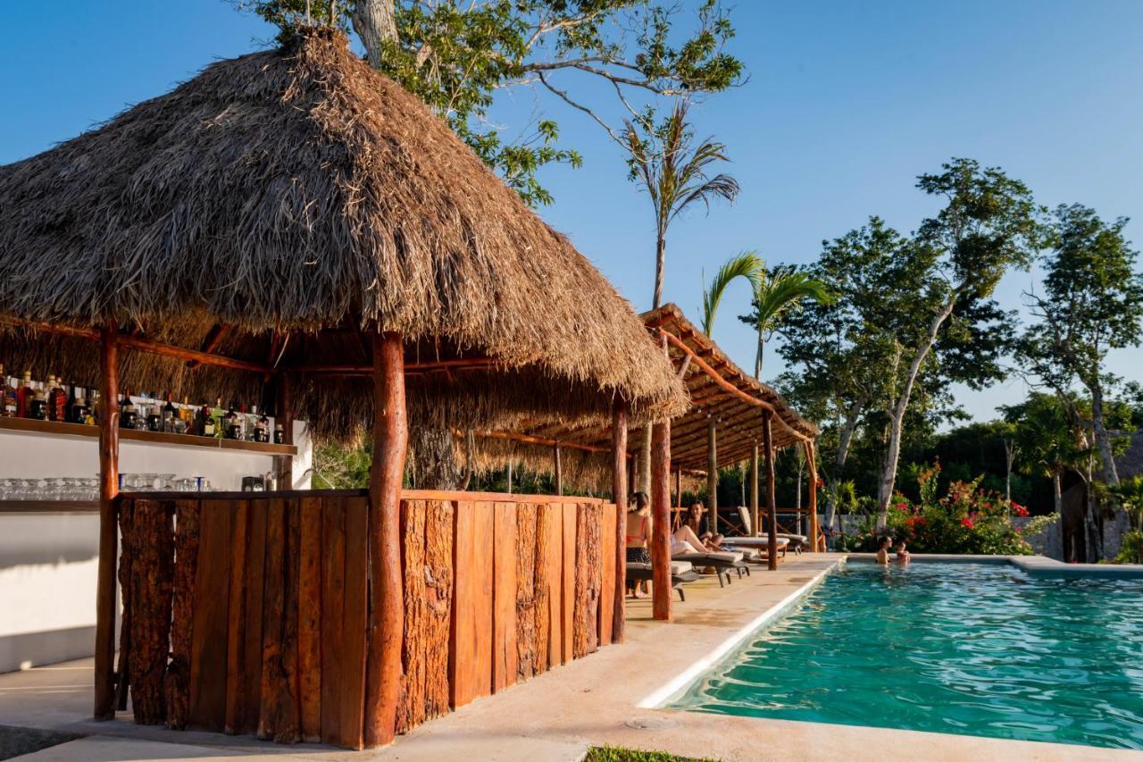 Xakluum Eco Glampings Hotell Puerto Morelos Exteriör bild