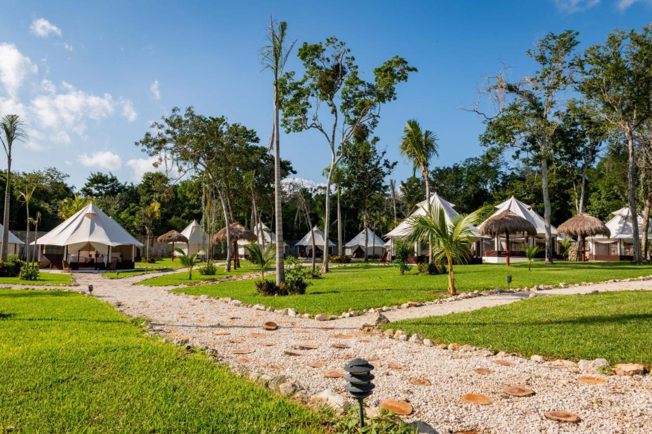 Xakluum Eco Glampings Hotell Puerto Morelos Exteriör bild