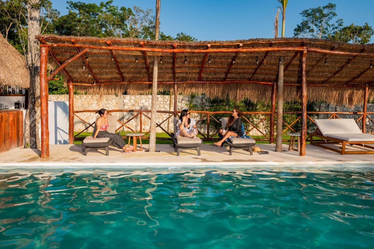 Xakluum Eco Glampings Hotell Puerto Morelos Exteriör bild