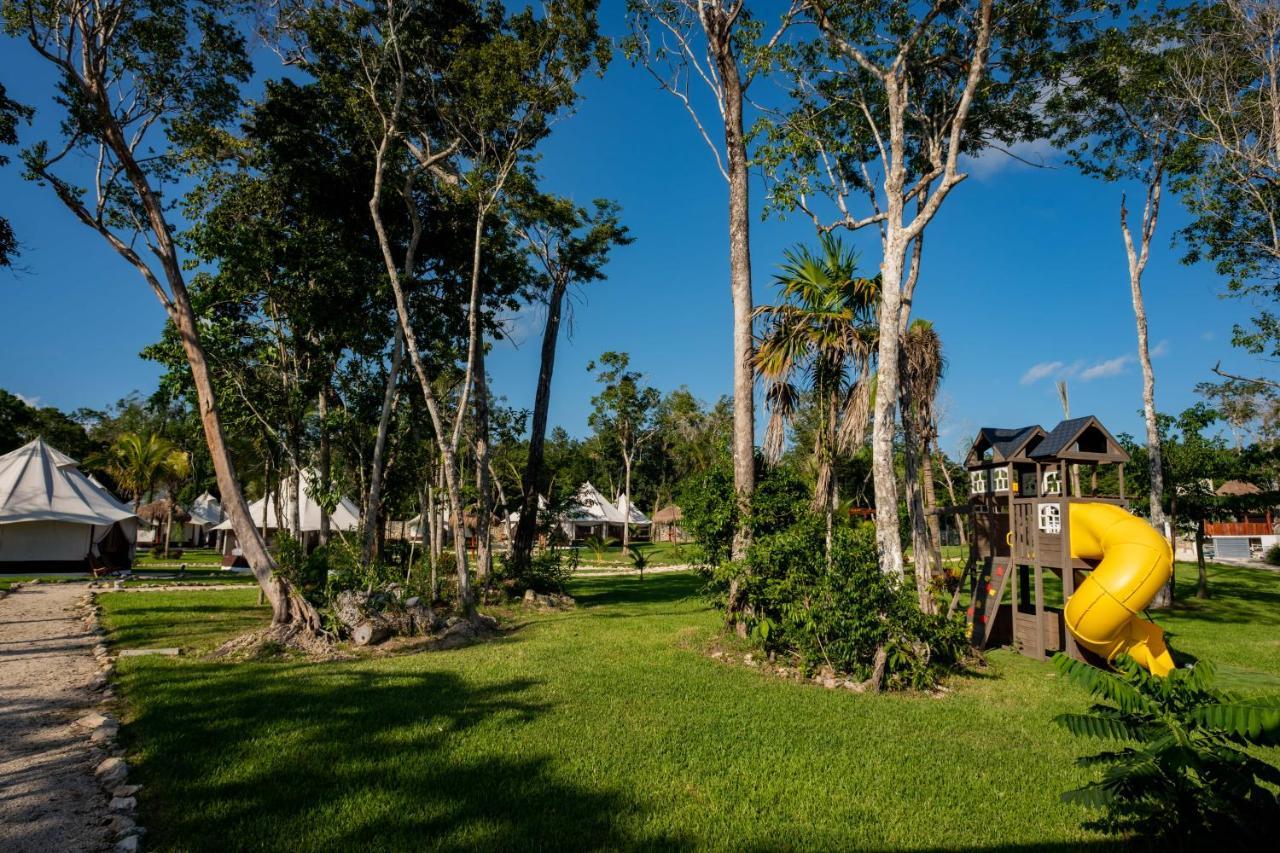 Xakluum Eco Glampings Hotell Puerto Morelos Exteriör bild