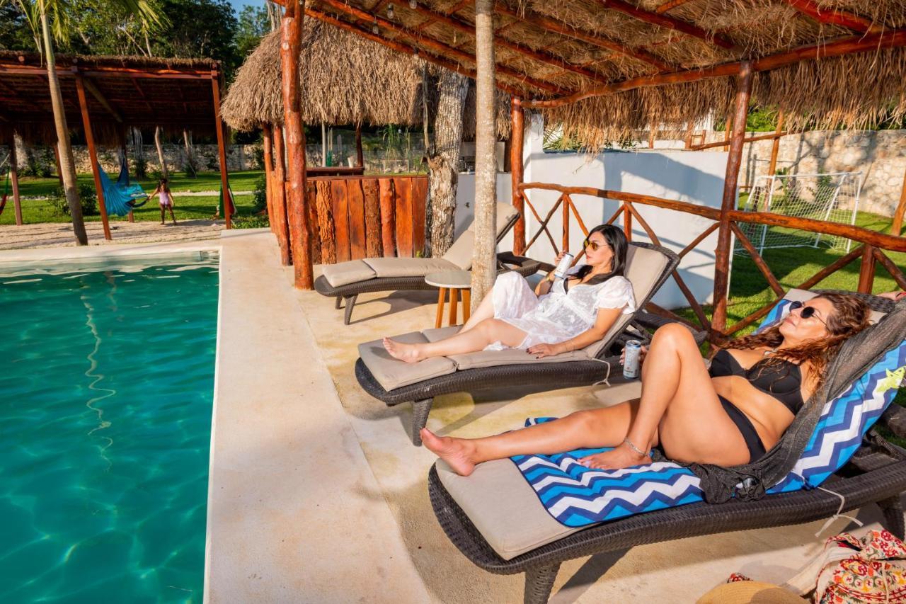Xakluum Eco Glampings Hotell Puerto Morelos Exteriör bild