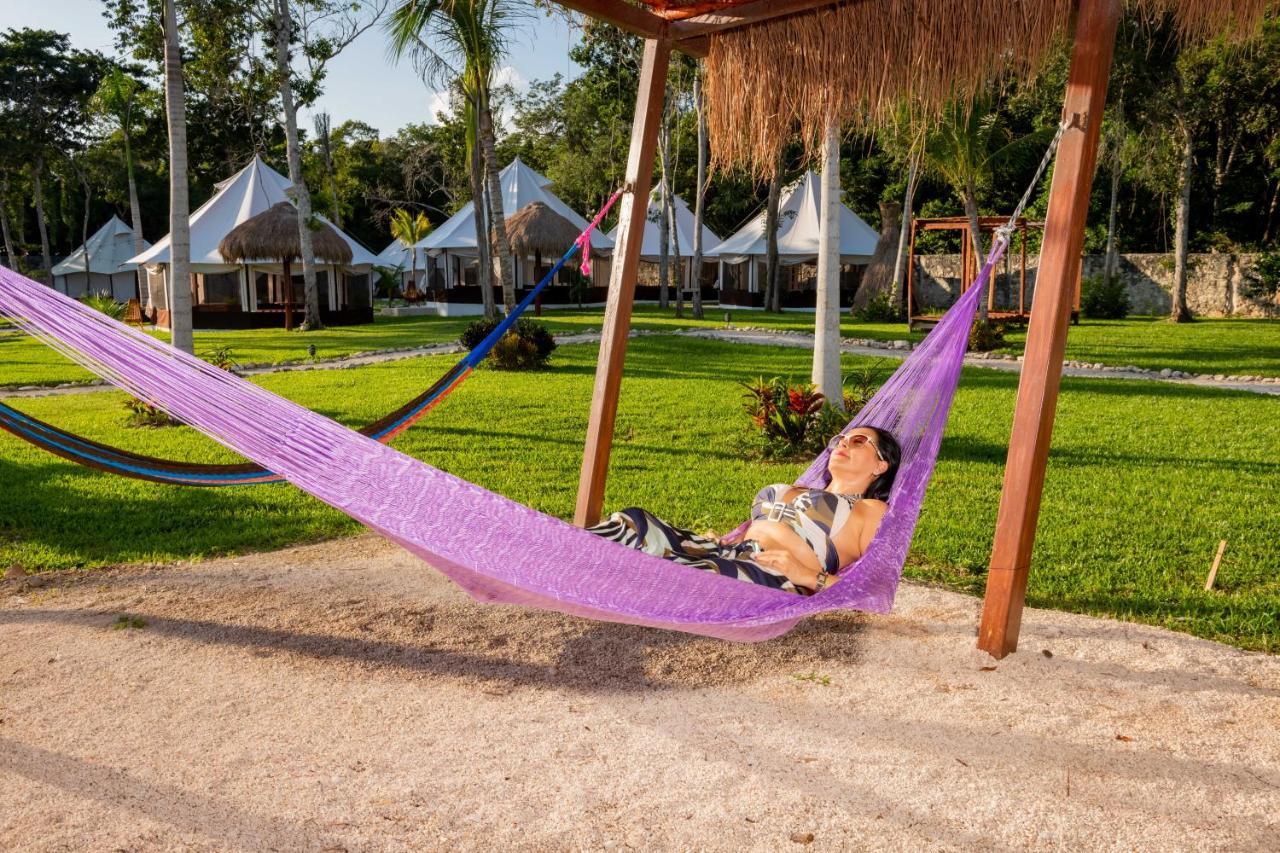 Xakluum Eco Glampings Hotell Puerto Morelos Exteriör bild