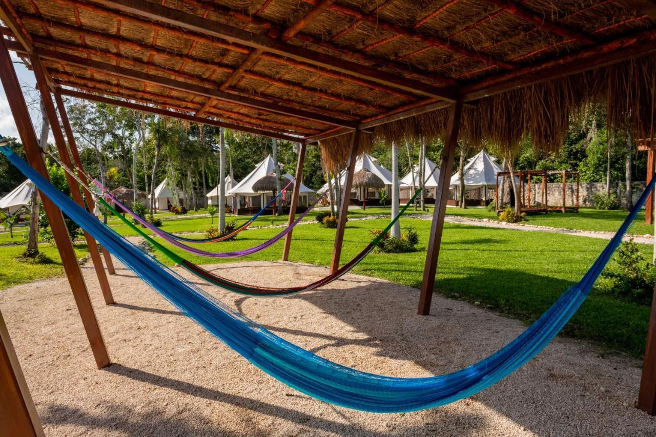 Xakluum Eco Glampings Hotell Puerto Morelos Exteriör bild